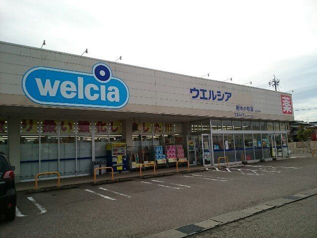 近くのウエルシア射水小杉店まで685m（徒歩9分）