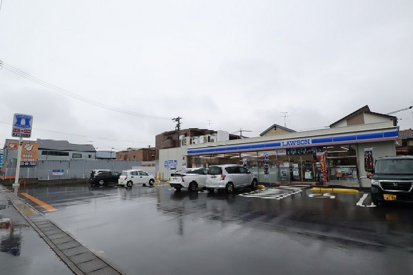 近くのローソン 一宮南印田店まで617m(徒歩8分)