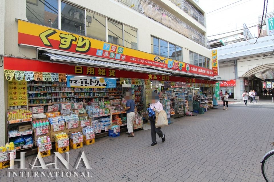 近くのどらっぐぱぱす 綾瀬駅前店まで965m（徒歩13分）