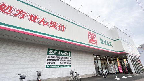 近くのドラッグセイムスまで406m（徒歩6分）