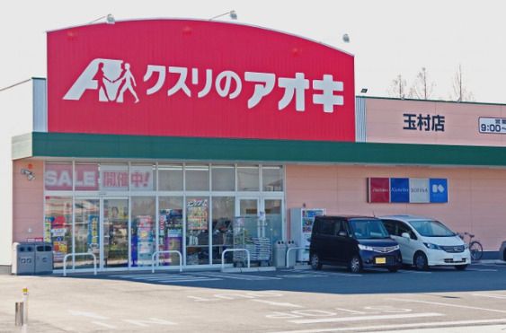 近くのクスリのアオキ 玉村店まで2,643m（徒歩34分）