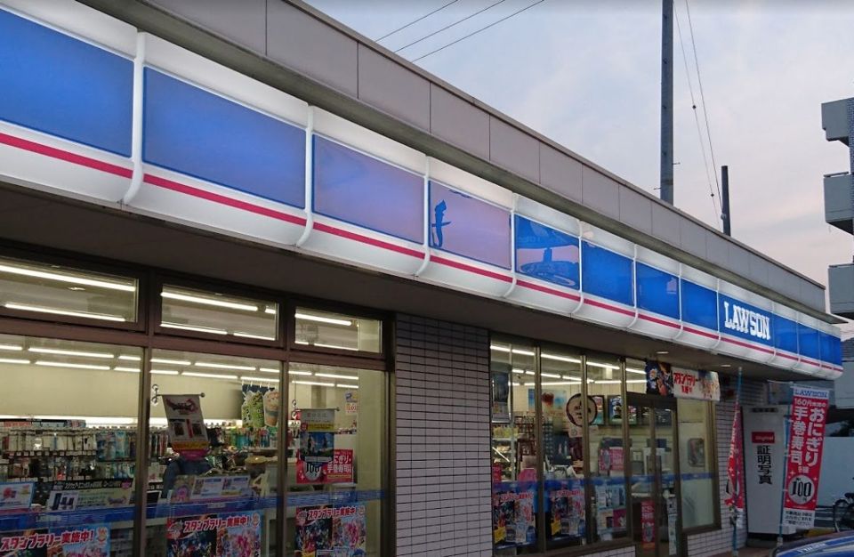 近くのローソン岡山伊島店まで380m(徒歩5分)