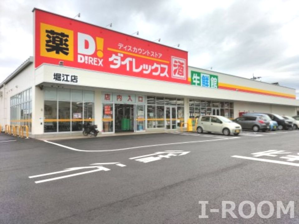 近くのダイレックス堀江店まで2,100m（徒歩27分）