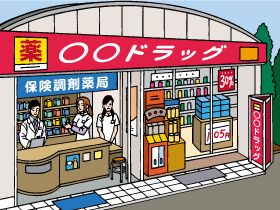 近くの愛生保健薬局まで566m(徒歩8分)