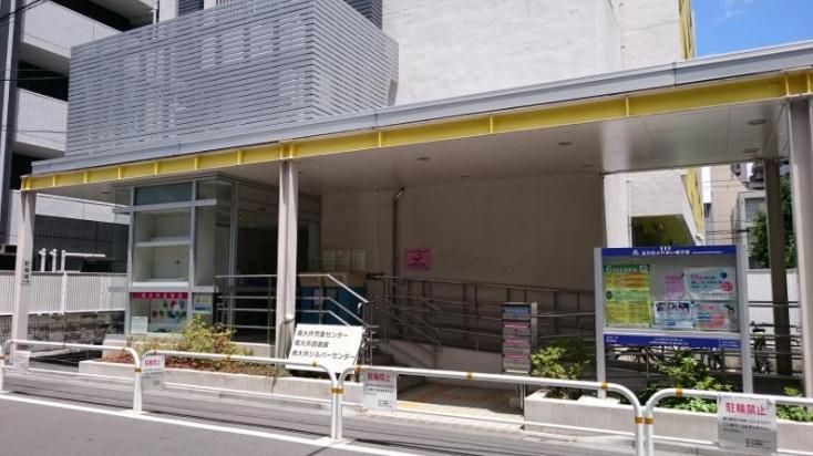 近くの南大井図書館まで592m（徒歩8分）