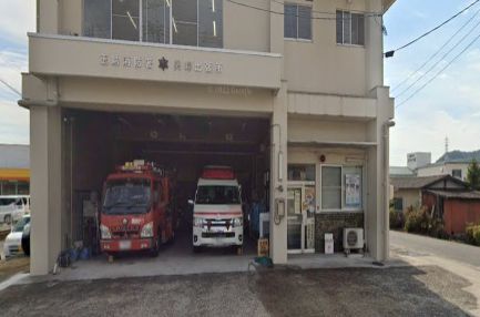 近くの玉島消防署勇崎出張所まで566m（徒歩8分）