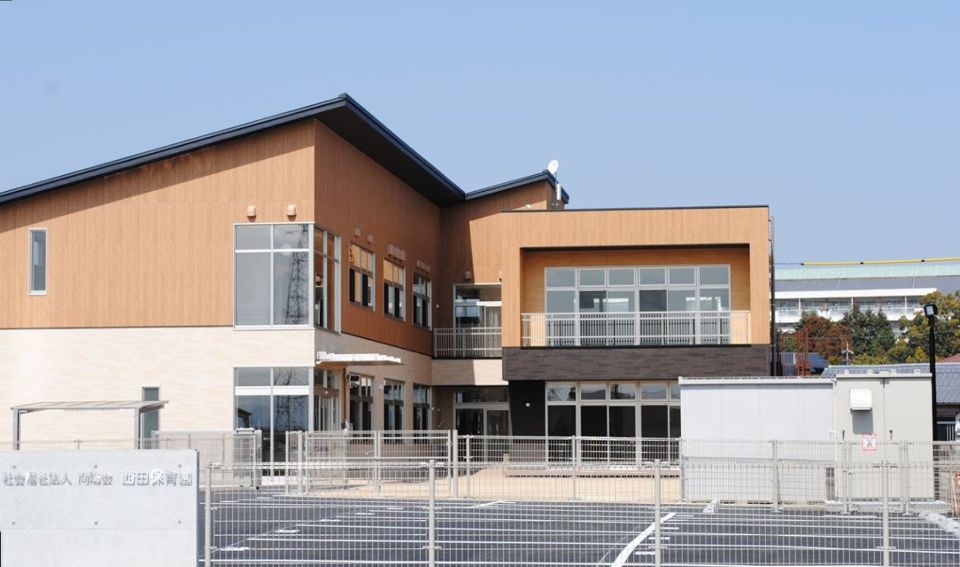 近くの西田保育園まで1,410m（徒歩18分）