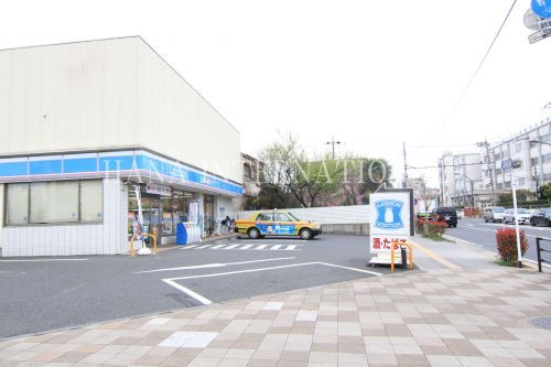 近くのローソン 谷在家一丁目店まで674m（徒歩9分）