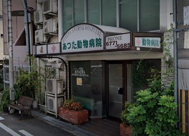 近くのあつた動物病院まで322m(徒歩5分)