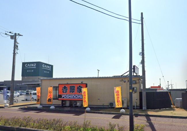 近くの吉野家カインズホーム市原店まで942m（徒歩12分）