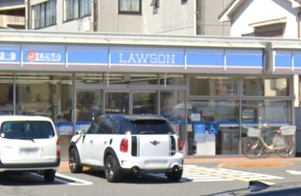 近くのローソン 加島四丁目店まで335m（徒歩5分）