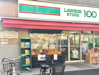 近くのローソンストア100 LS東瑞江店まで9,999m(徒歩125分)