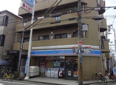 近くのローソン 小若江二丁目店まで747m（徒歩10分）