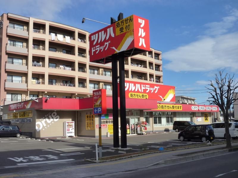 近くのツルハドラッグ　仙台泉中央店まで224m（徒歩3分）