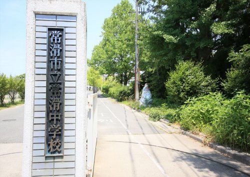近くの常滑市立常滑中学校まで962m（徒歩13分）