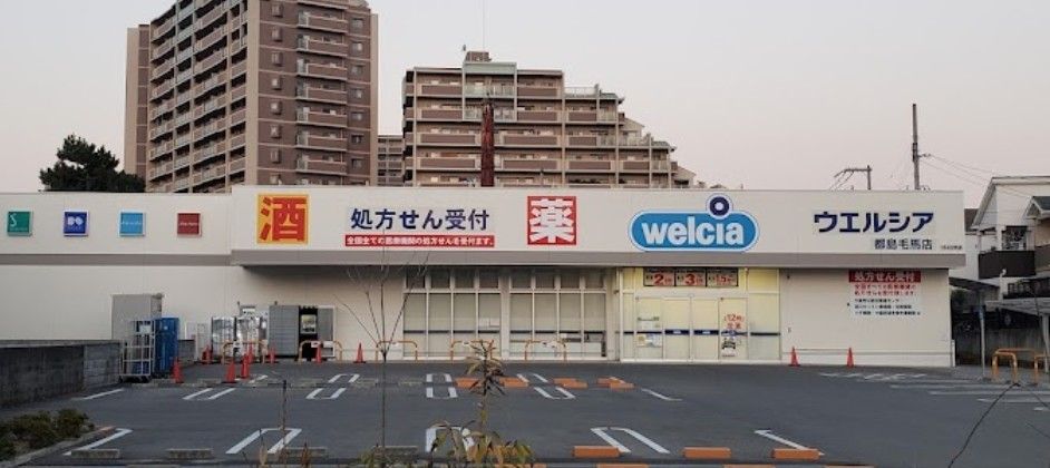 近くのウエルシア都島毛馬店まで870m(徒歩11分)