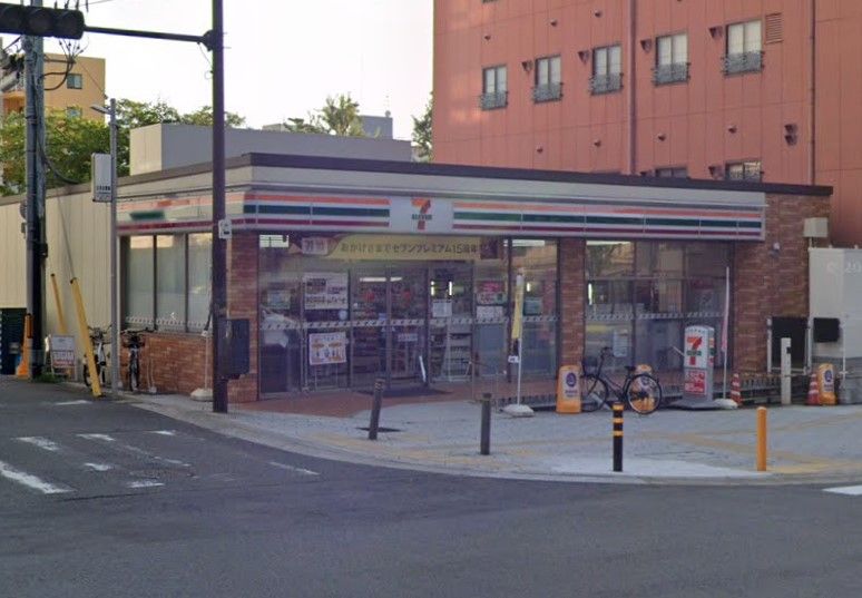 近くのセブンイレブン 大阪小橋町店まで542m(徒歩7分)