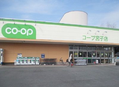 近くのコープ宮子店まで516m（徒歩7分）