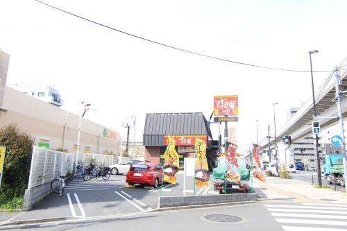 近くのすき家 足立扇店まで631m(徒歩8分)