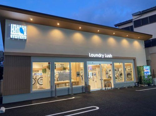 近くのLaundry Lush　太田窪店まで220m（徒歩3分）