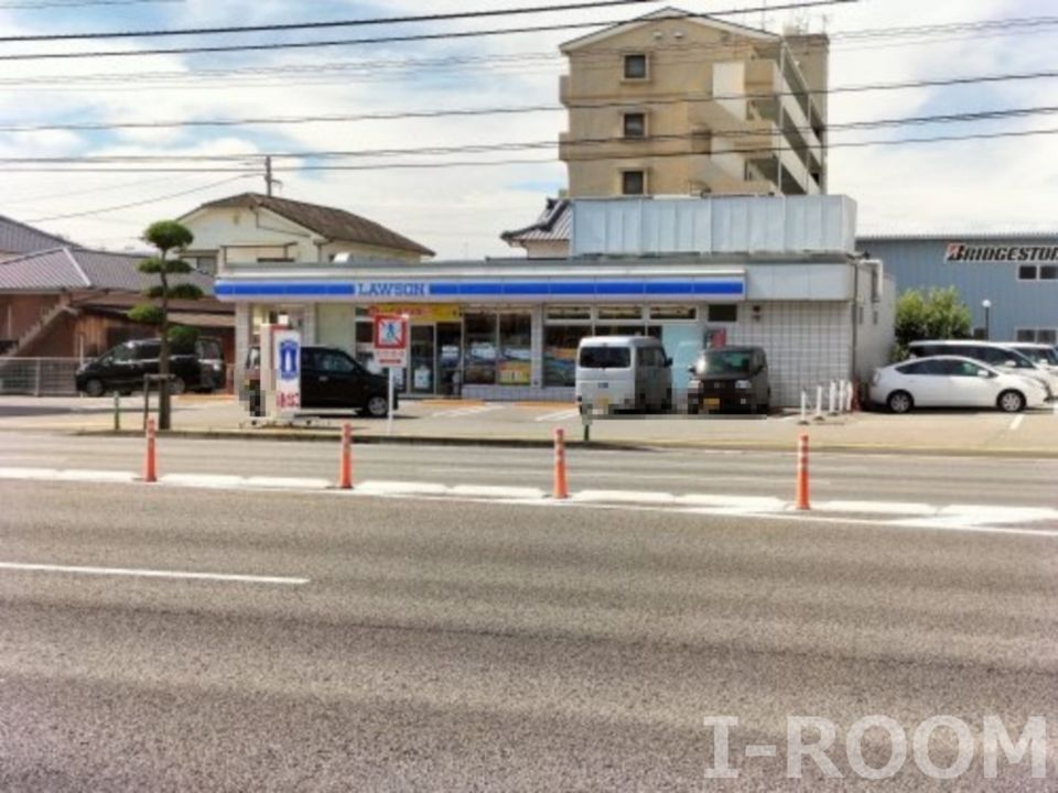 近くのローソン 松山朝生田町二丁目店まで340m（徒歩5分）