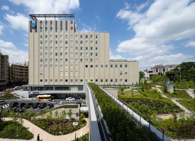 近くの日本医科大学付属病院まで304m（徒歩4分）