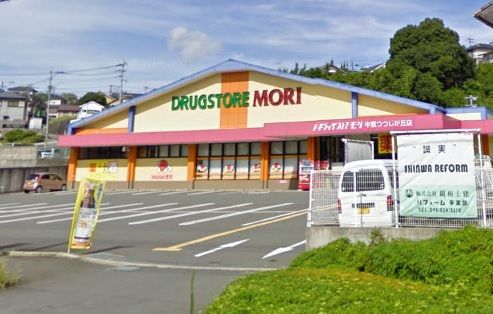 近くのドラッグストアモリ中里つつじが丘店まで1,075m(徒歩14分)