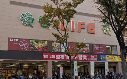 近くのライフ 本庄店まで499m(徒歩7分)