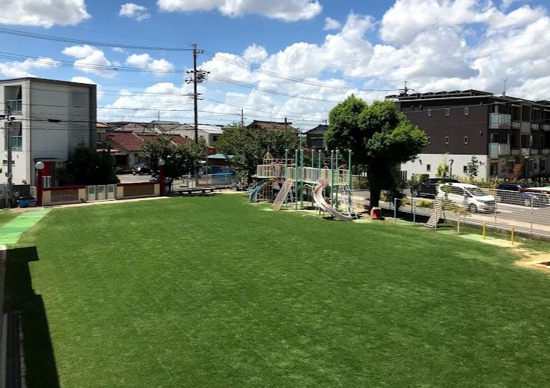 近くの喜多山幼稚園まで623m（徒歩8分）