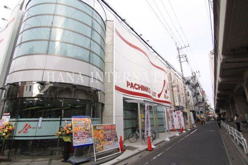 近くのパチンコスロットミューまで1,157m（徒歩15分）