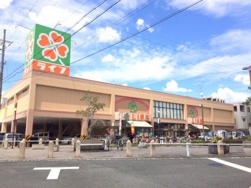 近くのライフ守口寺方店まで520m（徒歩7分）