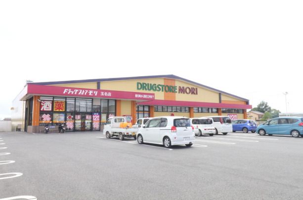 近くのドラッグストアモリ 玉名店まで716m(徒歩9分)