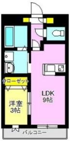 パリスコートの間取り画像