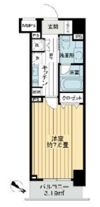 ライオンズクオーレ東京三ノ輪シティゲートの間取り画像
