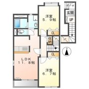 St.Lily S棟の間取り画像