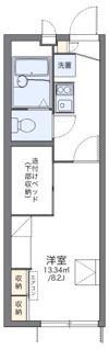 レオパレスぐみ沢の間取り画像