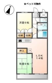 ドミールシャルムの間取り画像