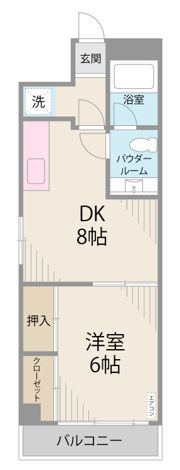 秀和日本橋箱崎レジデンスの間取り画像