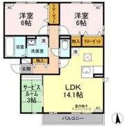 Welsh Villa Ⅱ棟の間取り画像
