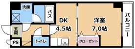 ユニティー南草津の間取り画像