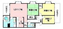 湘南武山シーサイドハイツの間取り画像
