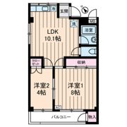 コーポ睦の間取り画像