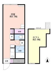 クレール小山の間取り画像