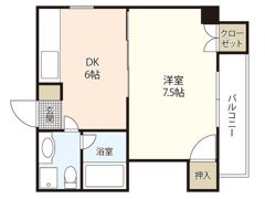 ハイネス住吉の間取り画像