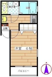 モデルノNakataの間取り画像