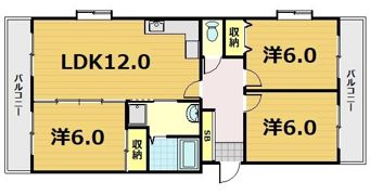 ソルクレスト瀬田の間取り画像
