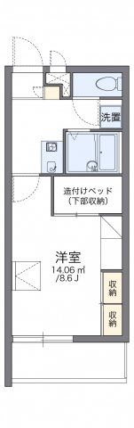 レオパレス松川の間取り画像