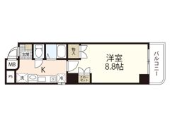 クレール西広島の間取り画像