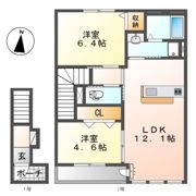 ビブレ Bの間取り画像