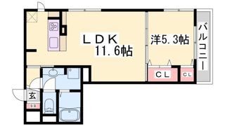 六甲コルンの間取り画像
